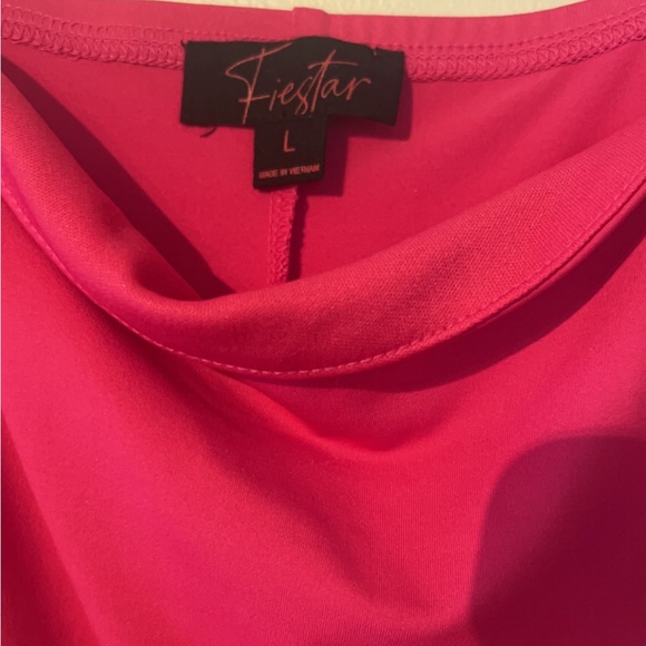 Fuchsia mini bodycon dress - Picture 3 of 5